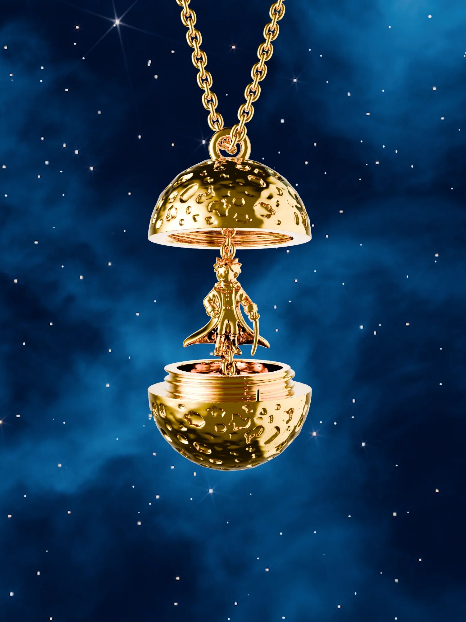 The Little Prince Asteroid B-612 Locket Necklace