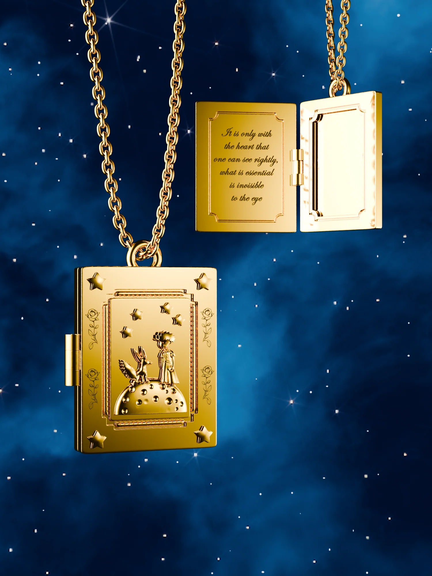 The Little Prince Book Necklace