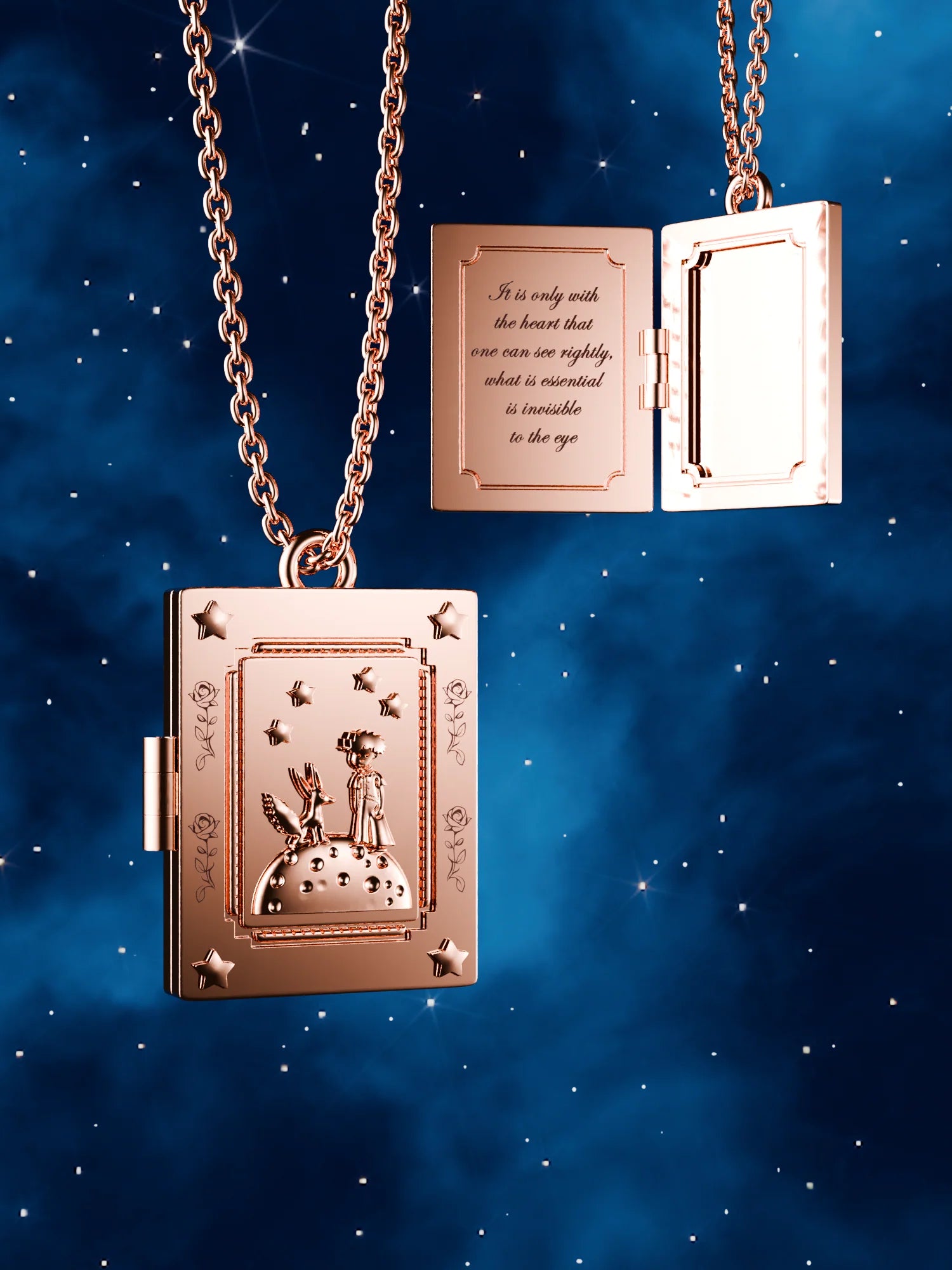 The Little Prince Book Necklace