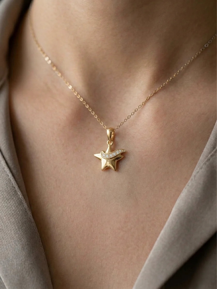 Star Locket Necklace